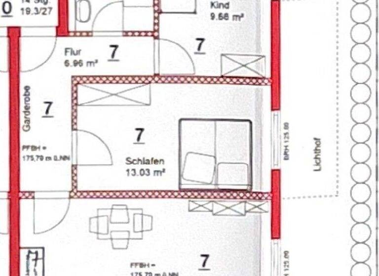 Wohnung zur Miete 835 € 3 Zimmer 66,8 m² 1. Geschoss frei ab 01.02.2026 Otto-Hahn-Str.10 Untereisesheim 74257