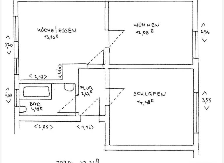 Wohnung zum Kauf 187.500 € 2,5 Zimmer 47 m² Kempten 87437