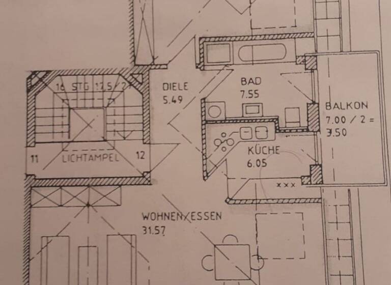 Wohnung zur Miete 940 € 2 Zimmer 75 m² Geschoss 2/3 frei ab 01.07.2026 Vältinstraße 5 Neuburg Neuburg an der Donau 86633