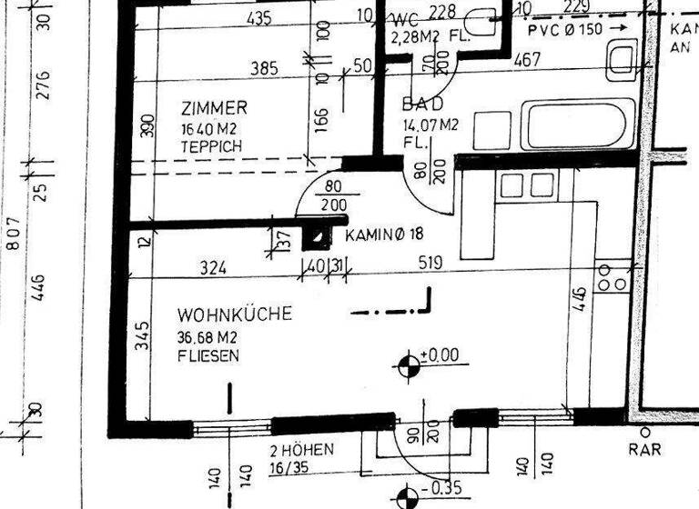 Wohnung zur Miete 770 € 2 Zimmer 69,4 m² Potzneusiedl 2473
