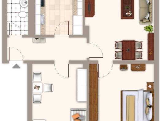 Wohnung zur Miete 529 € 3 Zimmer 54,4 m² 1. Geschoss frei ab 19.09.2026 Hirtenweg 14 Mülfort Süd 41238