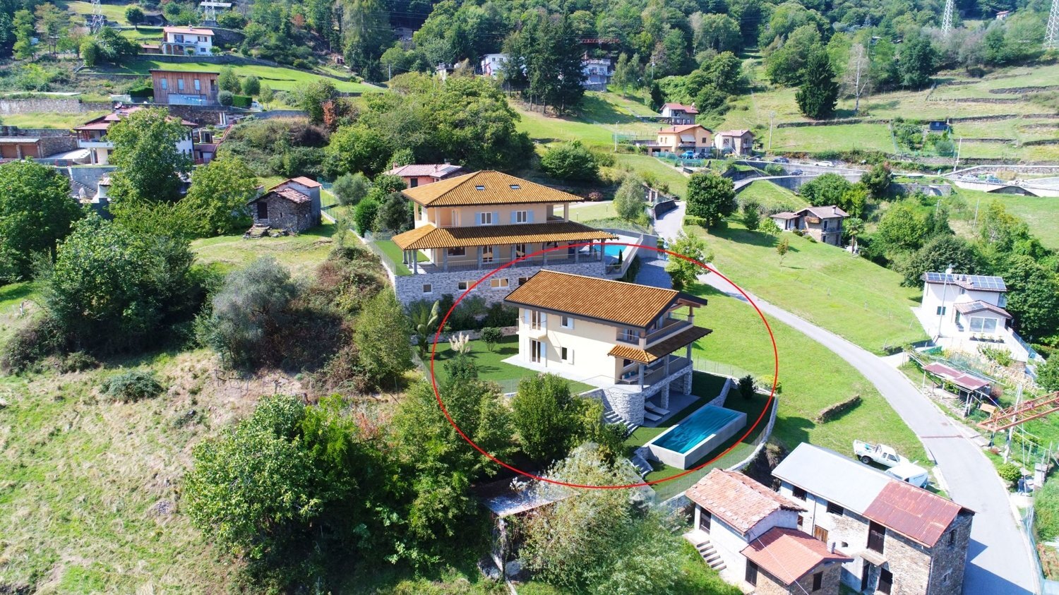 Villa zum Kauf provisionsfrei 7 Zimmer 520 m²<br/>Wohnfläche 350 m²<br/>Grundstück Seeblick Pianello del Lario 22010