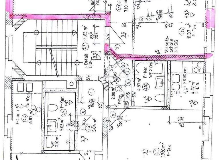 Wohnung zur Miete 260 € 2 Zimmer 51,5 m² 3. Geschoss frei ab sofort Klarastraße 27 Hilbersdorf Chemnitz 09131