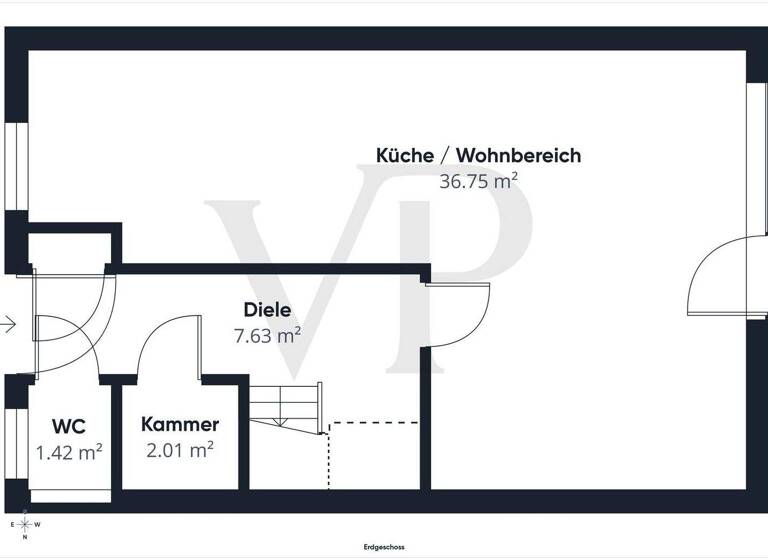 Reihenmittelhaus zum Kauf 339.900 € 4 Zimmer 93,5 m² 206 m² Grundstück Wolthusen Emden - Wolthusen 26725