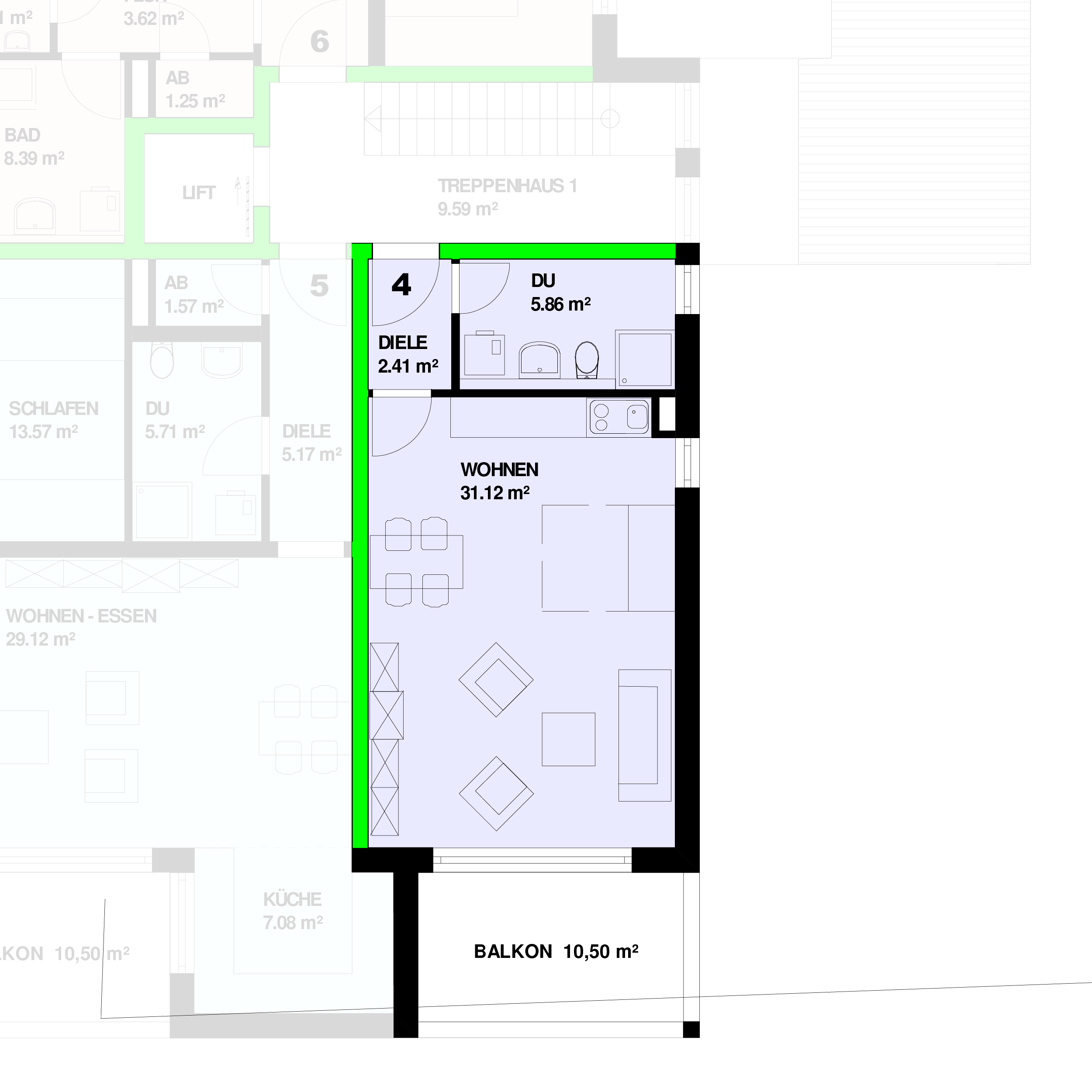 Wohnung zum Kauf provisionsfrei 230.000 € 1 Zimmer 44,6 m²<br/>Wohnfläche Bernhardstraße 3 Höllstein Steinen 79585