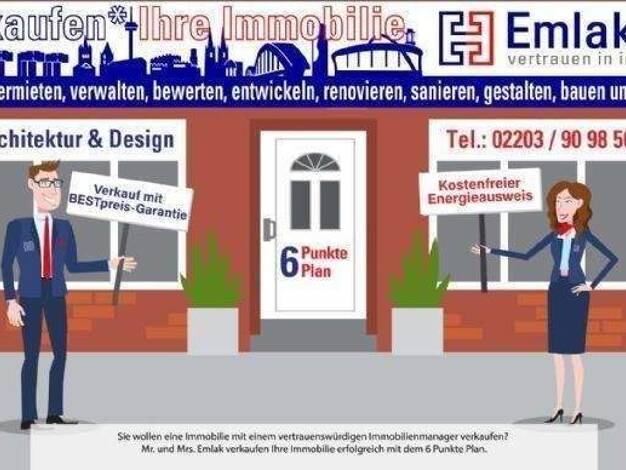 Wohnung zum Kauf 219.000 € 2 Zimmer 59 m² 2. Geschoss Kaiserstr. 45 Urbach Köln 51145