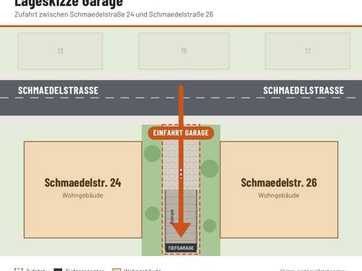 Tiefgarage zur Miete provisionsfrei 100 € 12,5 m² Schmaedelstraße 24 Pasing-Obermenzing München 81245