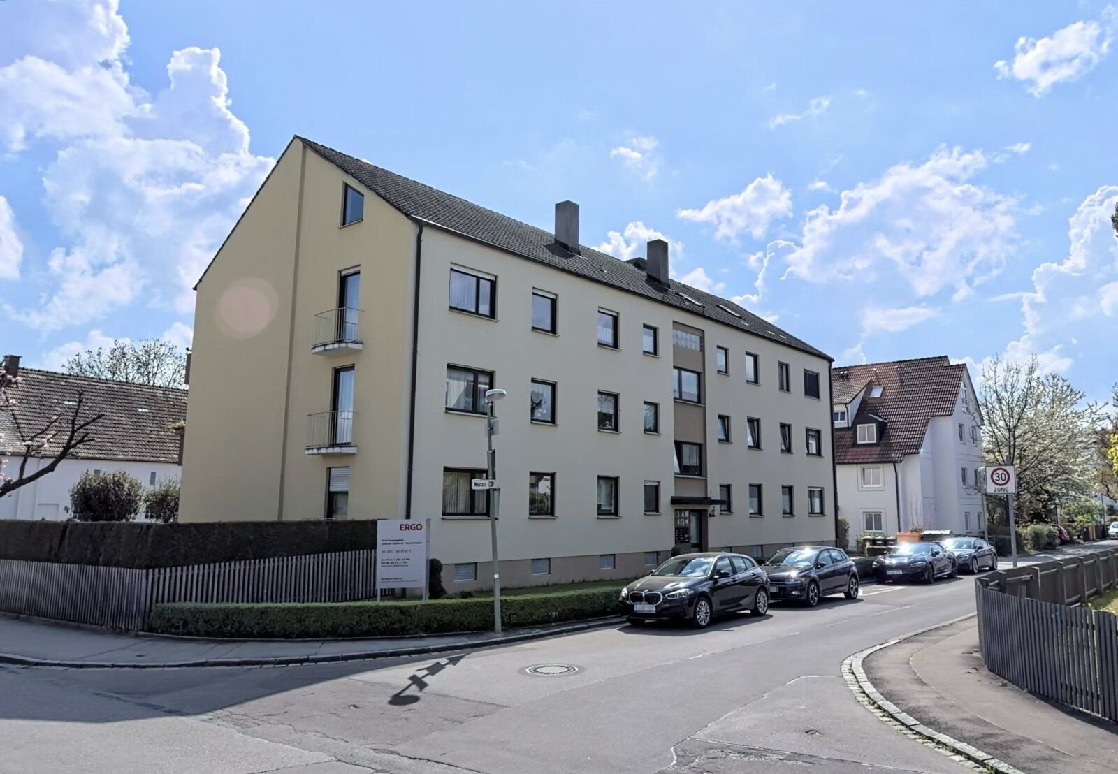 Wohnung zur Miete 1.300 € 3 Zimmer 75 m²<br/>Wohnfläche 3.<br/>Geschoss Haunstetten - Ost Augsburg 86179