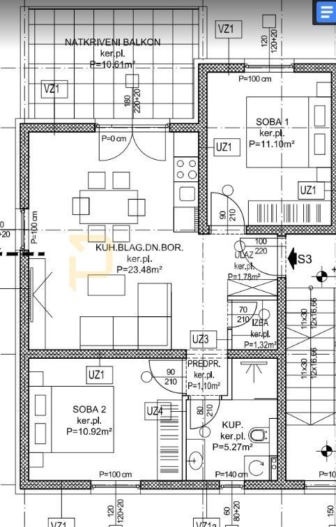 Wohnung zum Kauf 230.000 € 2 Zimmer 66 m²<br/>Wohnfläche 1.<br/>Geschoss Pag center