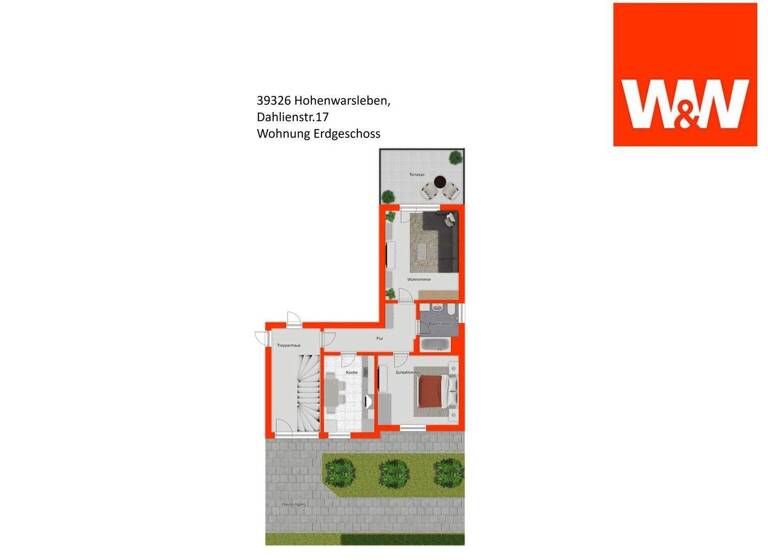 Wohnung zum Kauf 79.000 € 2 Zimmer 56 m² Hohenwarsleben 39326