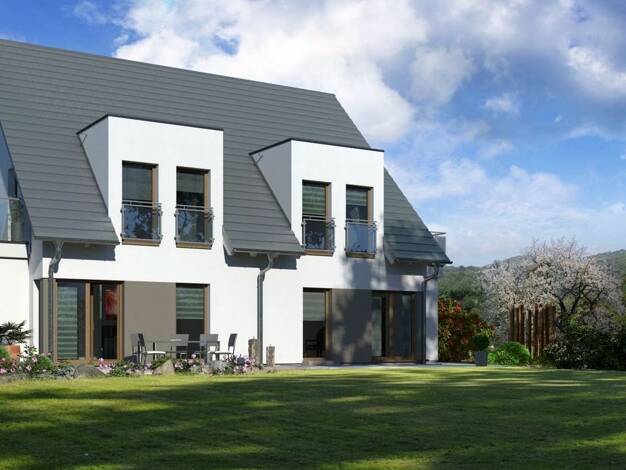 Doppelhaushälfte zum Kauf 648.320 € 4 Zimmer 136,1 m² 265 m² Grundstück Neuenburg Neuenburg am Rhein 79395