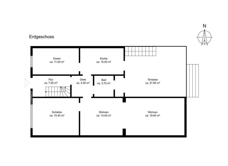 Reihenmittelhaus zum Kauf 550.000 € 7 Zimmer 189 m² 418 m² Grundstück Korschenbroich 41352
