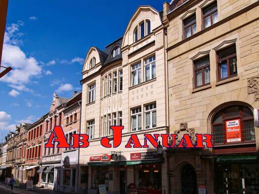 Wohnung zur Miete 480 € 4 Zimmer 120,8 m² 1. Geschoss Brückenstraße 10-12 Greiz 07973