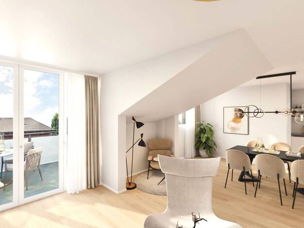 Wohnung zum Kauf - Neubau 558.498 € 4 Zimmer 101,7 m² Dachgeschoss, 2. Geschoss Hohe Geist 17 Albachten Münster 48163
