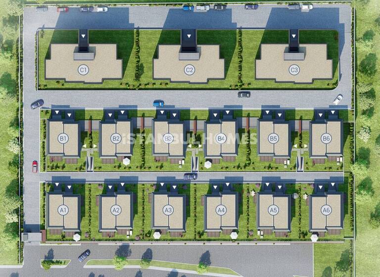 Doppelhaushälfte zum Kauf 720.000 € 6 Zimmer 232 m² 10.286 m² Grundstück Istanbul 34488