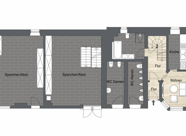 Reihenmittelhaus zum Kauf 299.000 € 4 Zimmer 72,7 m² 292 m² Grundstück Herbolzheim 79336