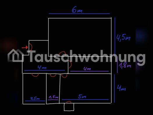 Wohnung zur Miete Tauschwohnung 549 € 3 Zimmer 75 m² 1. Geschoss Pankow Berlin 13187