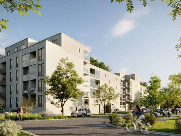 Wohnung zum Kauf - Erstbezug provisionsfrei 399.000 € 2 Zimmer 45,1 m² 3. Geschoss Pommernstr. 10 Eching 85386