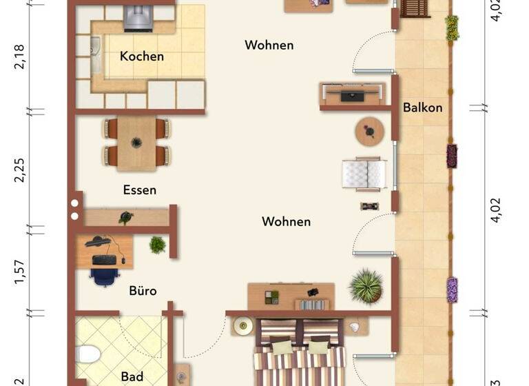 Wohnung zum Kauf 310.000 € 4 Zimmer 100 m² Bad Birnbach 84364