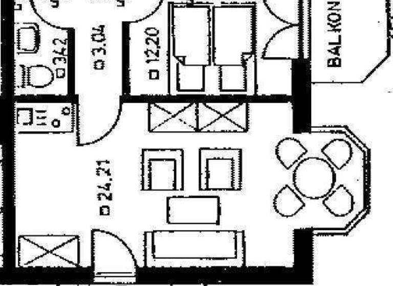 Wohnung zum Kauf 220.000 € 2 Zimmer 42 m² EG Cuxhavener Straße 31-33 Duhnen Cuxhaven 27476