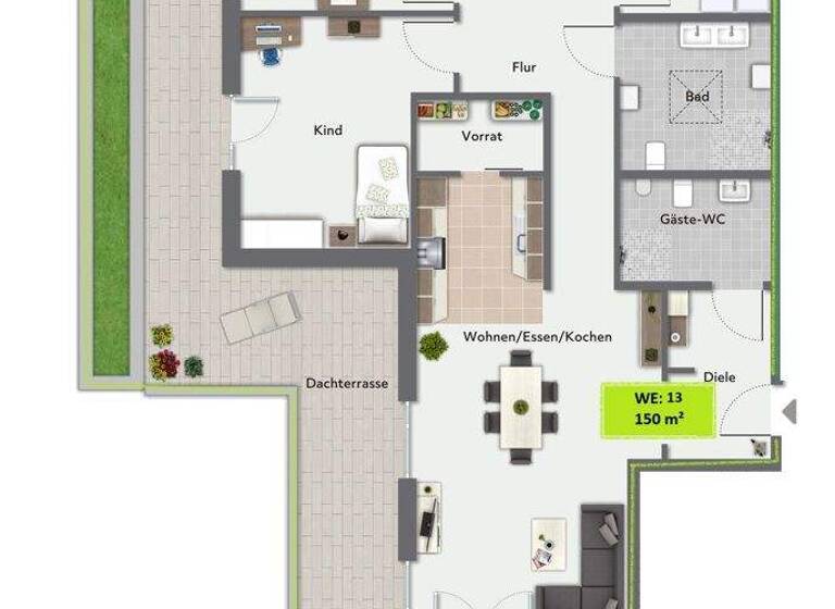 Penthouse zum Kauf 663.000 € 4 Zimmer 150 m² Meschede 59872