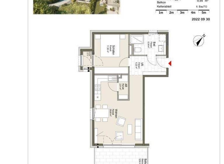 Wohnung zum Kauf - Erstbezug provisionsfrei 335.000 € 2 Zimmer 54,1 m² Max-Gandolf-Straße 9 Seekirchen 5201