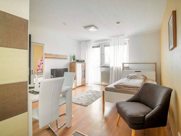 Studio zur Miete Wohnen auf Zeit 850 € 1 Zimmer 37 m² frei ab 31.12.2026 Lichtenhof Nürnberg 90459