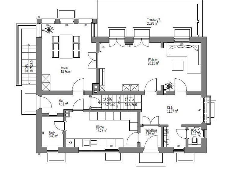 Einfamilienhaus zum Kauf 1.769.000 € 6 Zimmer 231 m² 800 m² Grundstück Fürstenfeldbruck 82256
