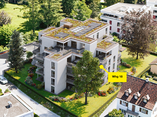 Terrassenwohnung zum Kauf - Erstbezug 426.000 € 2 Zimmer 50,2 m² 2. Geschoss Riedergasse 51 Bregenz 6900