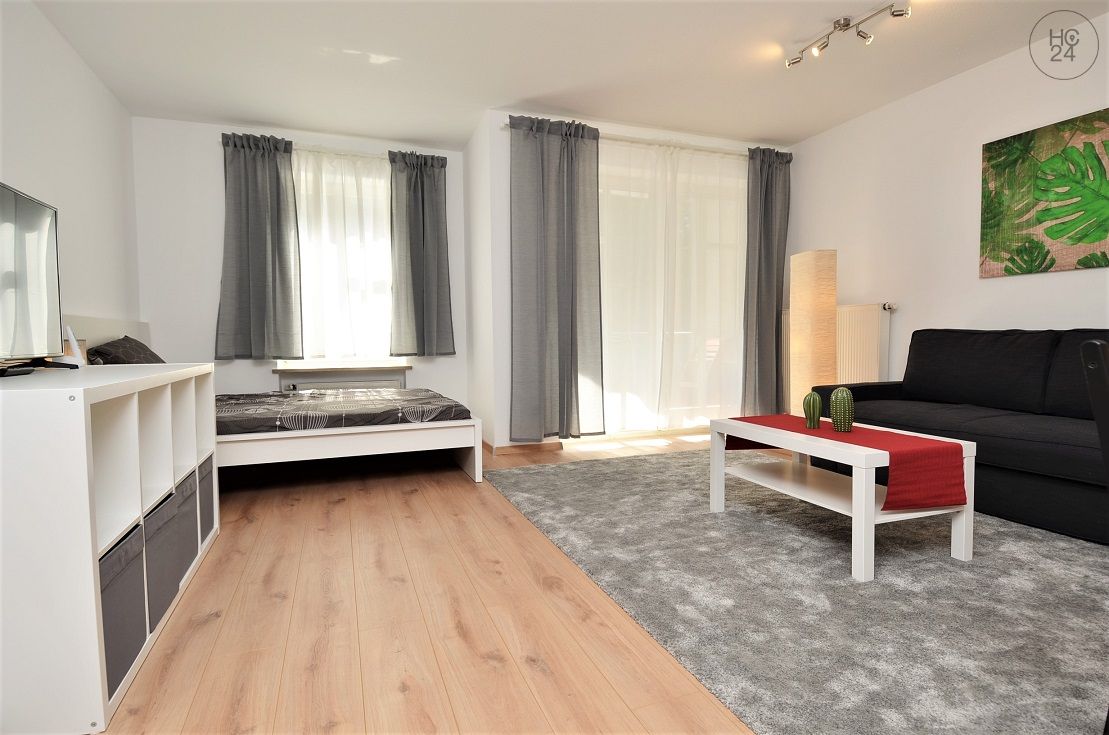 Wohnung zur Miete Wohnen auf Zeit 945 € 1 Zimmer 38 m²<br/>Wohnfläche 02.01.2025<br/>Verfügbarkeit Jakobervorstadt - Nord Augsburg 86152