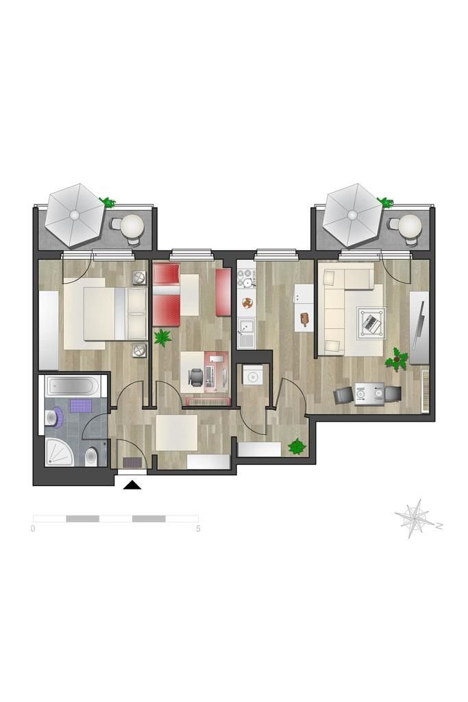 Wohnung zur Miete 522 € 3 Zimmer 69,6 m²<br/>Wohnfläche 1.<br/>Geschoss Albert-Köhler-Str. 37 Morgenleite 631 Chemnitz 09122