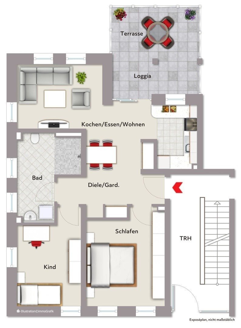 Wohnung zum Kauf provisionsfrei 446.885,50 € 3 Zimmer 83,5 m²<br/>Wohnfläche Herrieden Herrieden 91567