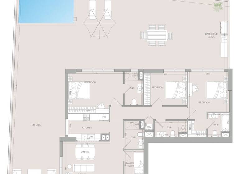 Wohnung zum Kauf provisionsfrei 1.097.275 € 4,5 Zimmer 334,2 m² Dubai 00000