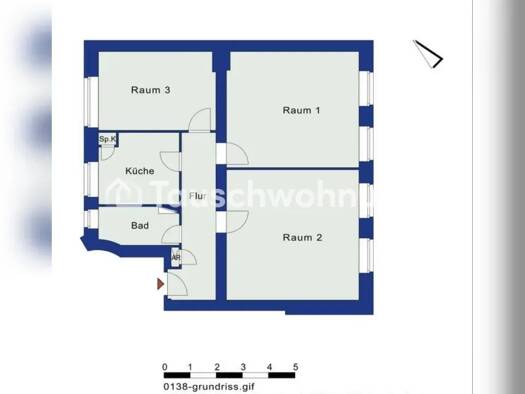 Wohnung zur Miete Tauschwohnung 670 € 3 Zimmer 87 m² 1. Geschoss Prenzlauer Berg Pankow 10409