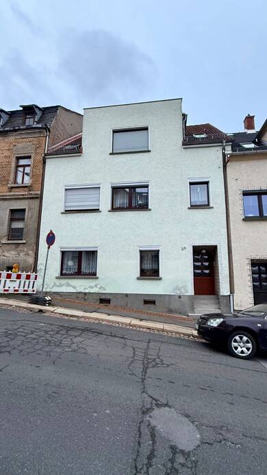 Haus zum Kauf 80.000 € 110 m² 200 m² Grundstück Ludwigstraße 38 Meerane Meerane 08393