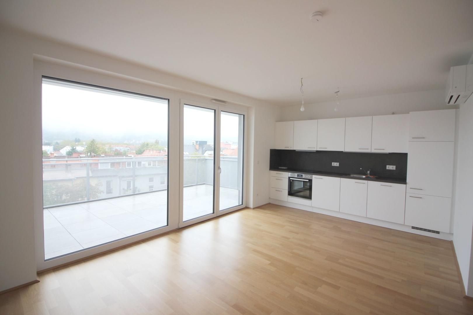 Penthouse zur Miete 1.190 € 3 Zimmer 65,9 m²<br/>Wohnfläche 6.<br/>Geschoss Eggenberger Allee 10 Eggenberg Graz 8020