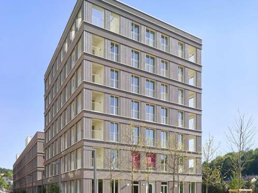Wohnung zur Miete - Erstbezug 886 € 2 Zimmer 49,7 m² 2. Geschoss frei ab sofort Lumper Höhe 2/1 Innenstadt Ravensburg 88212