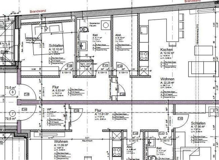 Wohnung zur Miete 762 € 2 Zimmer 72,6 m² frei ab 01.03.2026 Rotenburg Rotenburg (Wümme) 27356
