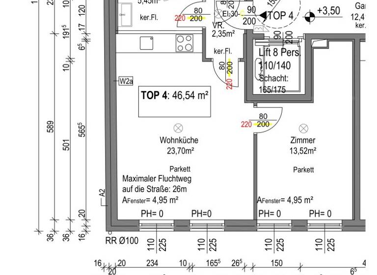 Wohnung zum Kauf - Erstbezug 242.000 € 2 Zimmer 46,5 m² Wien 1210