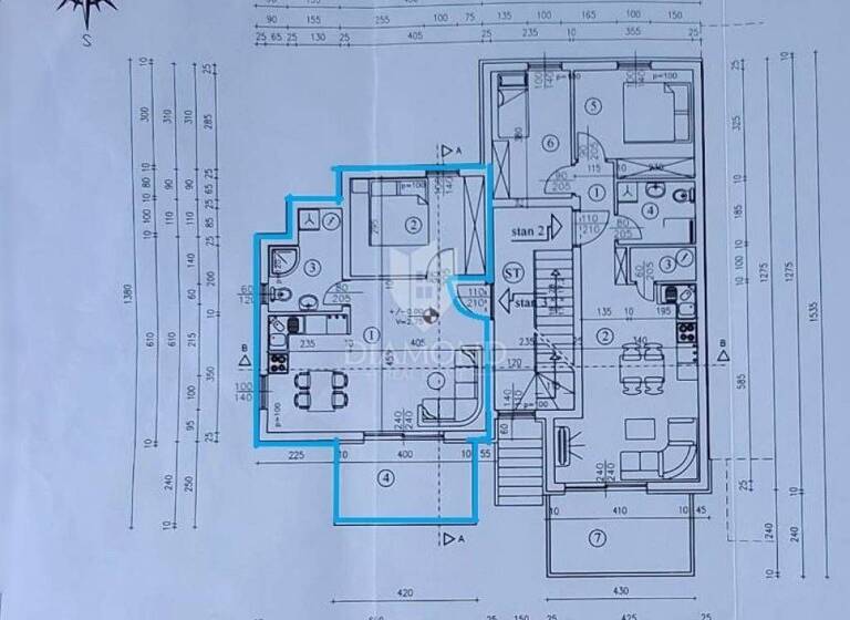 Studio zum Kauf 232.000 € 1 Zimmer 51 m² 1. Geschoss Podmurvice, Rijeka Mlaka