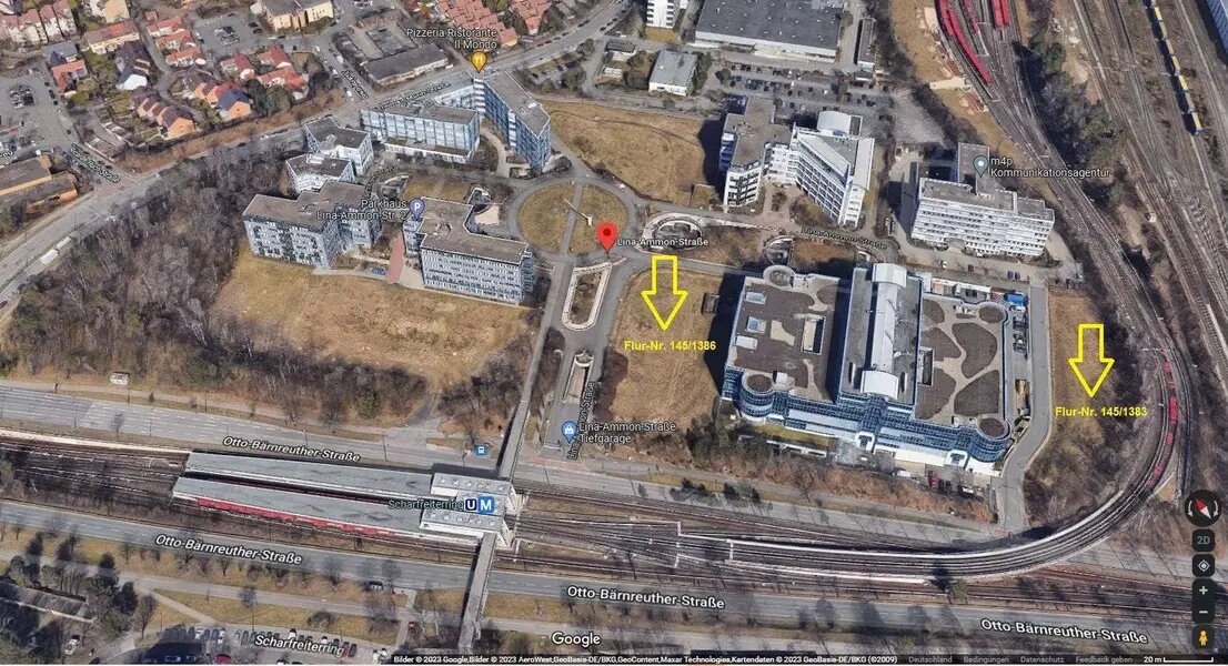 Gewerbegrundstück zum Kauf provisionsfrei 7.500.000 € 4.838 m²<br/>Grundstück Lina-Ammon-Straße Langwasser - Nordost Nürnberg 90471