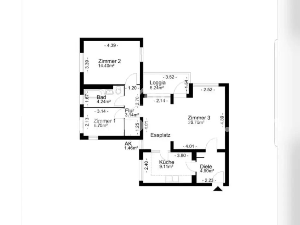 Wohnung zur Miete 547 € 2,5 Zimmer 74 m²<br/>Wohnfläche 7.<br/>Geschoss Moabit Berlin 13355