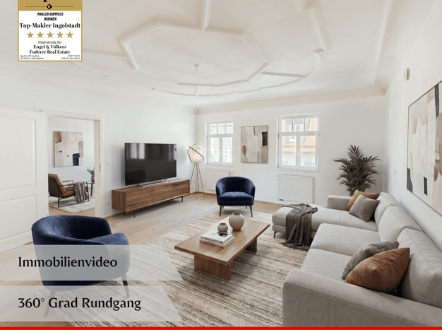 Wohnung zum Kauf 315.000 € 2 Zimmer 90 m² 1. Geschoss Neuburg Neuburg an der Donau 86633