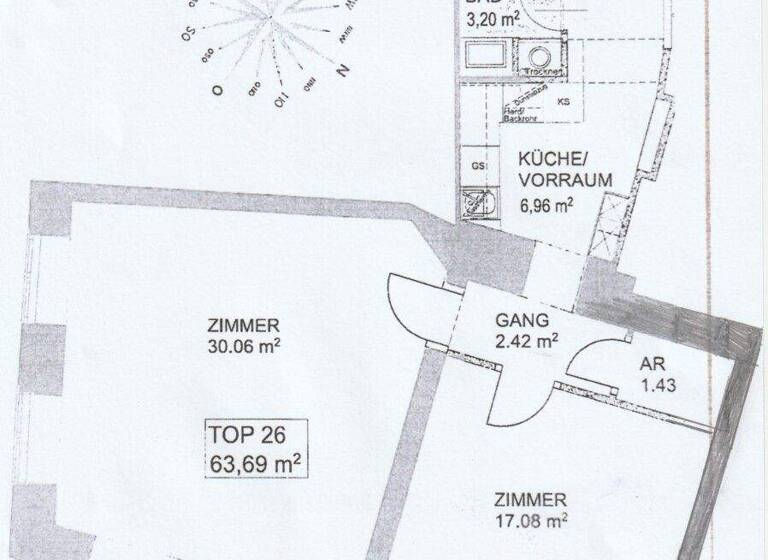 WG-Zimmer zum Kauf 450.000 € 2 Zimmer 63,7 m² 3. Geschoss Wien,Margareten 1050