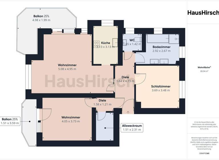 Wohnung zum Kauf 295.000 € 3 Zimmer 90,8 m² 1. Geschoss Bad Herrenalb 76332