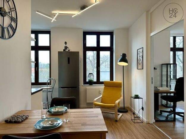 Wohnung zur Miete Wohnen auf Zeit 1.050 € 2 Zimmer 55 m² frei ab sofort Zentrum-West Leipzig 04109