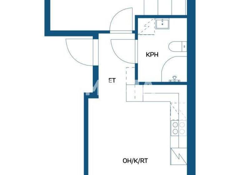 Studio zum Kauf 121.000 € 2 Zimmer 36 m² 1. Geschoss Raastuvankatu 18 Vaasa 65100