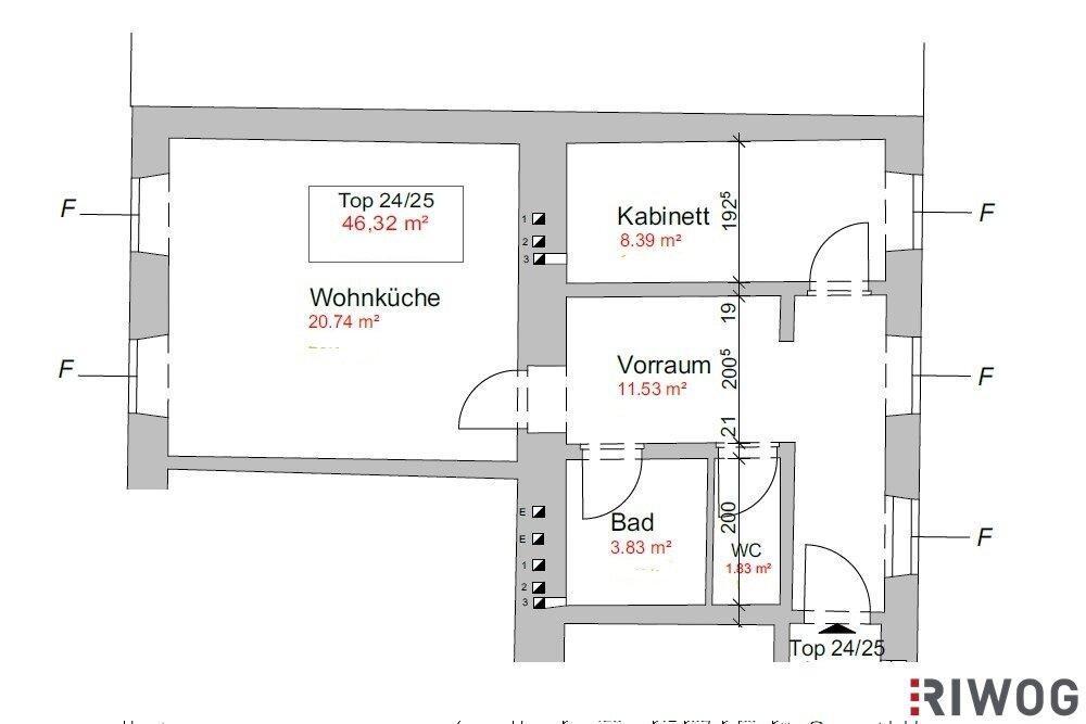 Wohnung zum Kauf 145.000 € 2 Zimmer 46,3 m²<br/>Wohnfläche 3.<br/>Geschoss Hasnerstraße Wien 1160