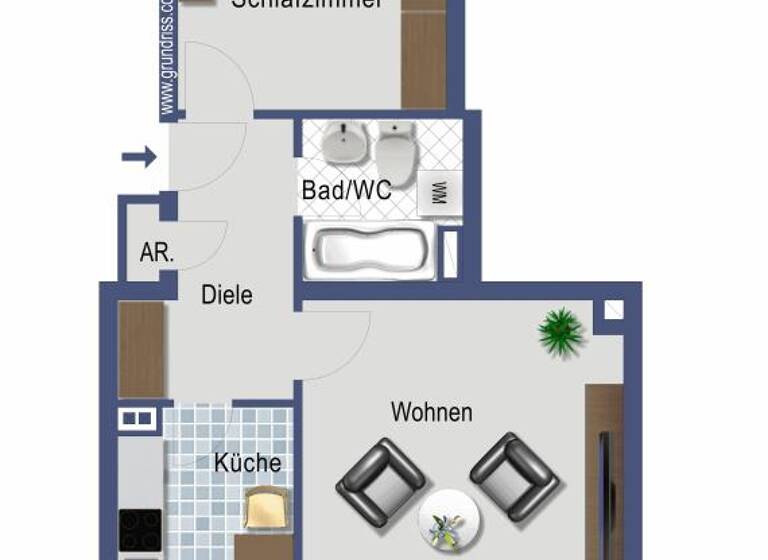 Wohnung zum Kauf provisionsfrei 235.000 € 2 Zimmer 57,6 m² 2. Geschoss In den Maisbanden 14 Eller Düsseldorf 40229