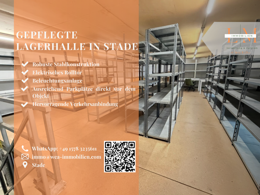 Lagerhalle zur Miete provisionsfrei 1.500 € 155,8 m² Lagerfläche Bützfleth Stade 21683